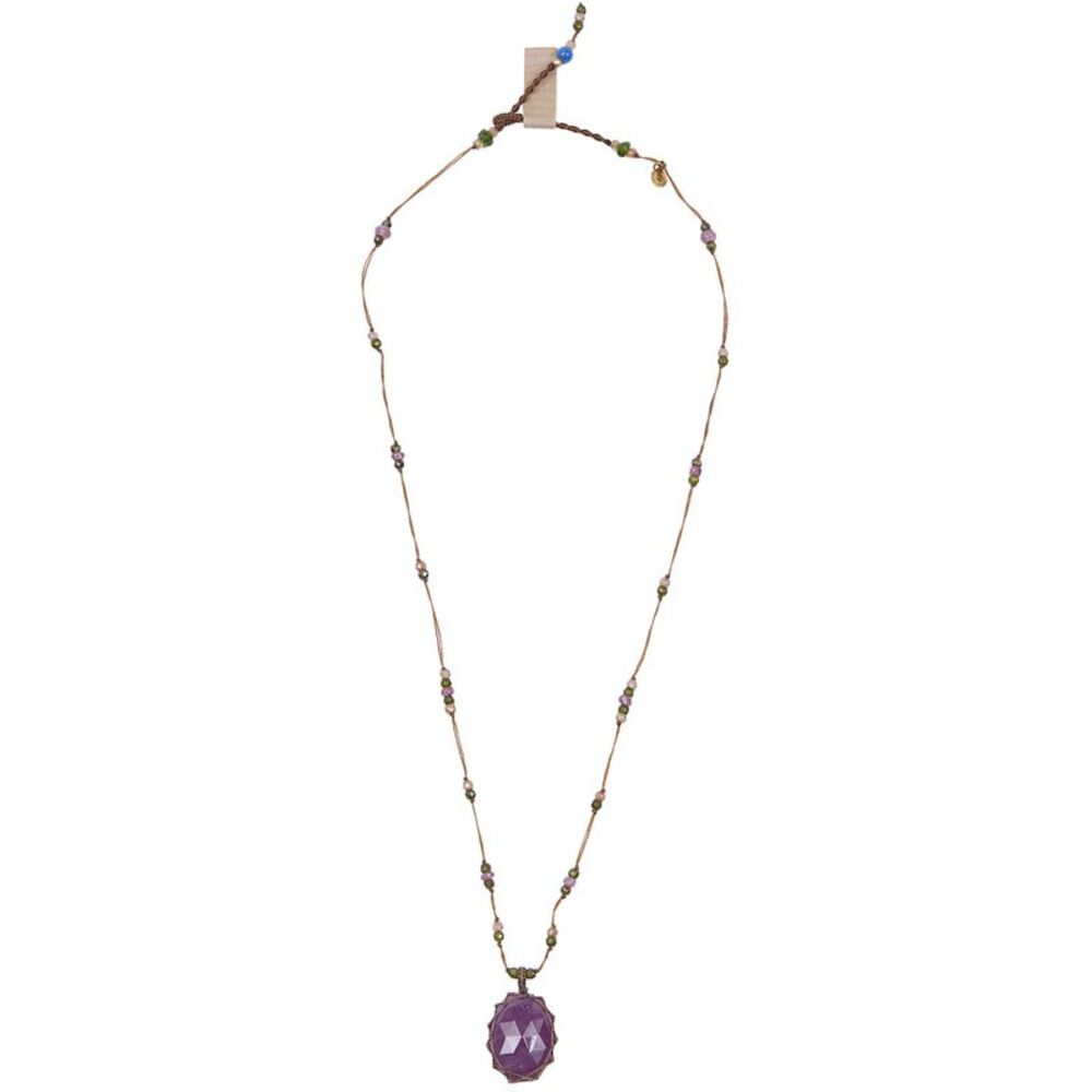 Sharing Women Short "Tibetan Vvv" Pendant Necklace